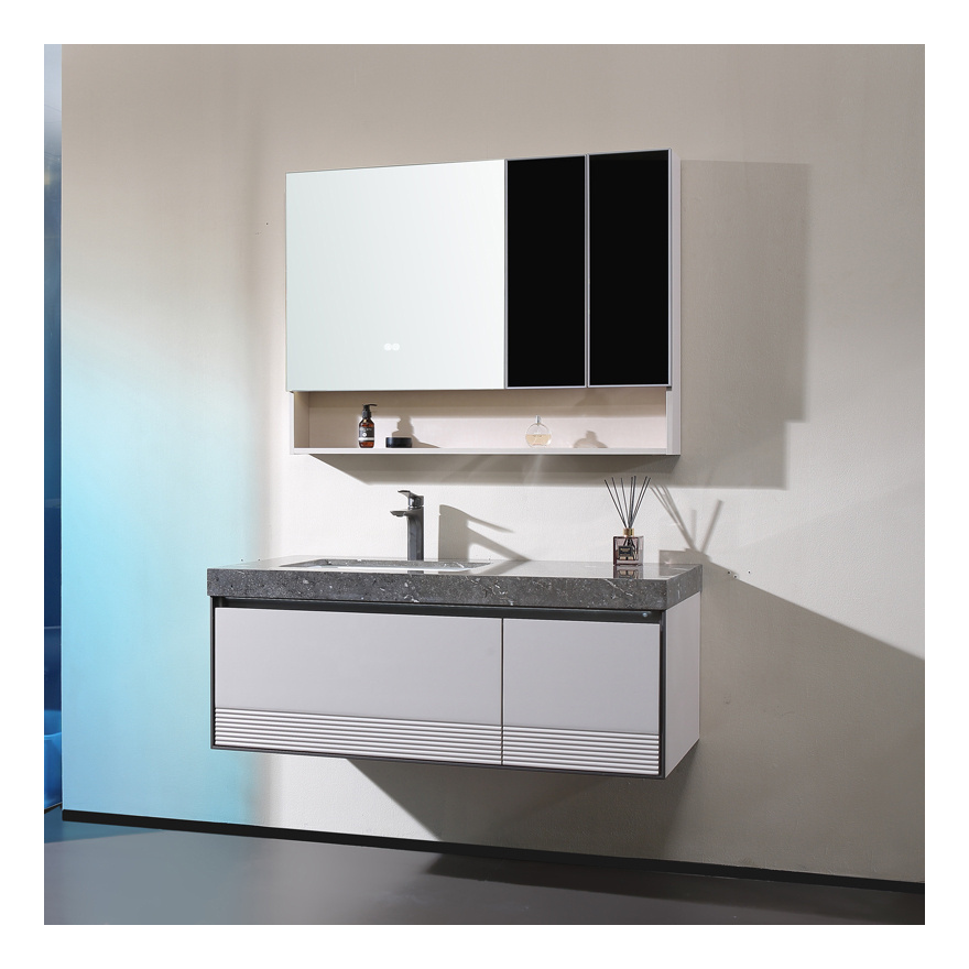 Modern Bathroom Cabinet Wall Mounted Bathroom Vanity Solid Wood Bathroom Furniture