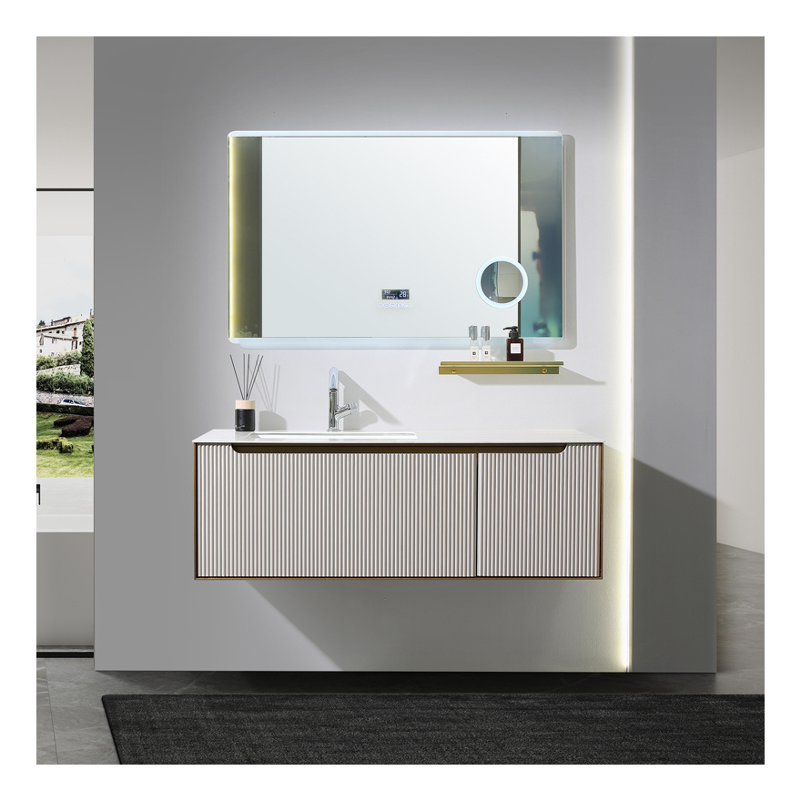 Modern Bathroom Cabinet Wall Mounted Bathroom Vanity Solid Wood Bathroom Furniture