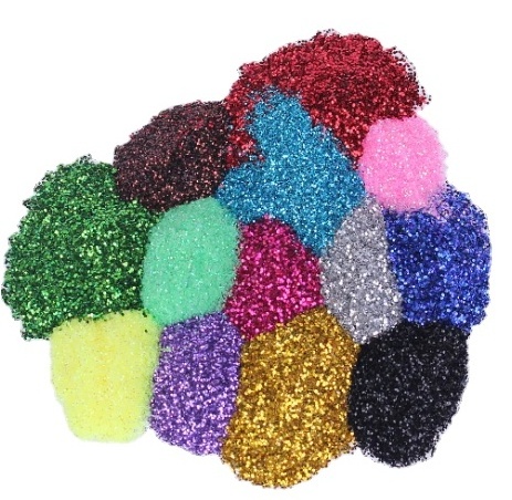 Wholesale bulk glitter powder ,PET glitter powder use for crafts