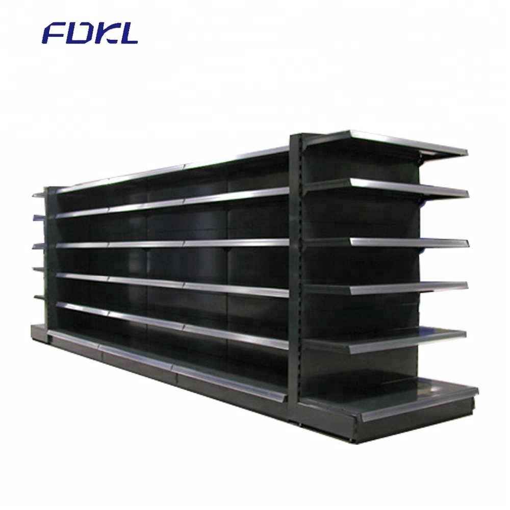 FDKL Customizable Design Supermarket Shelf Grocery Store Supermarket Commercial Gondola Shelving