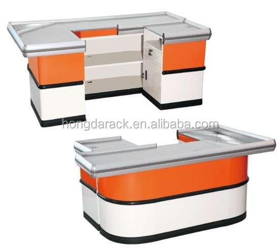 Wholesales High Quality Supermarket Assemble Cash Counter Checkout Counter