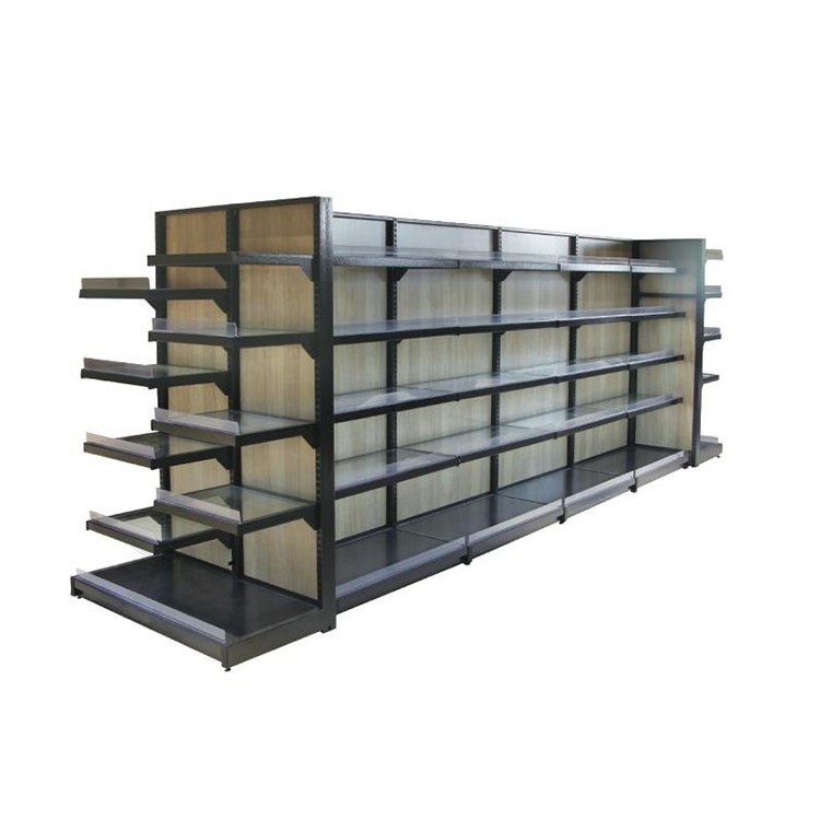 Double Sided Storage System Sweets Showcase Display Super Market Rack Shelf Supermarket