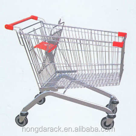 Store Express Supermarket Customized worldwide style Shopping Trolley Hypermarket Cart