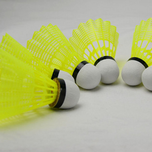 china supplier Durable nylon playing badminton shuttlecock