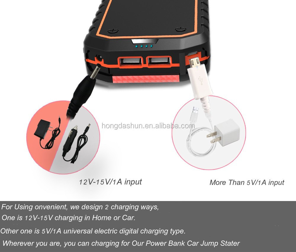 2019 Charger Power Bank 10000mah Powerban 12V Car Cigarette Lighter Powerbank Super Quality Power Bank OEM Smart Charging