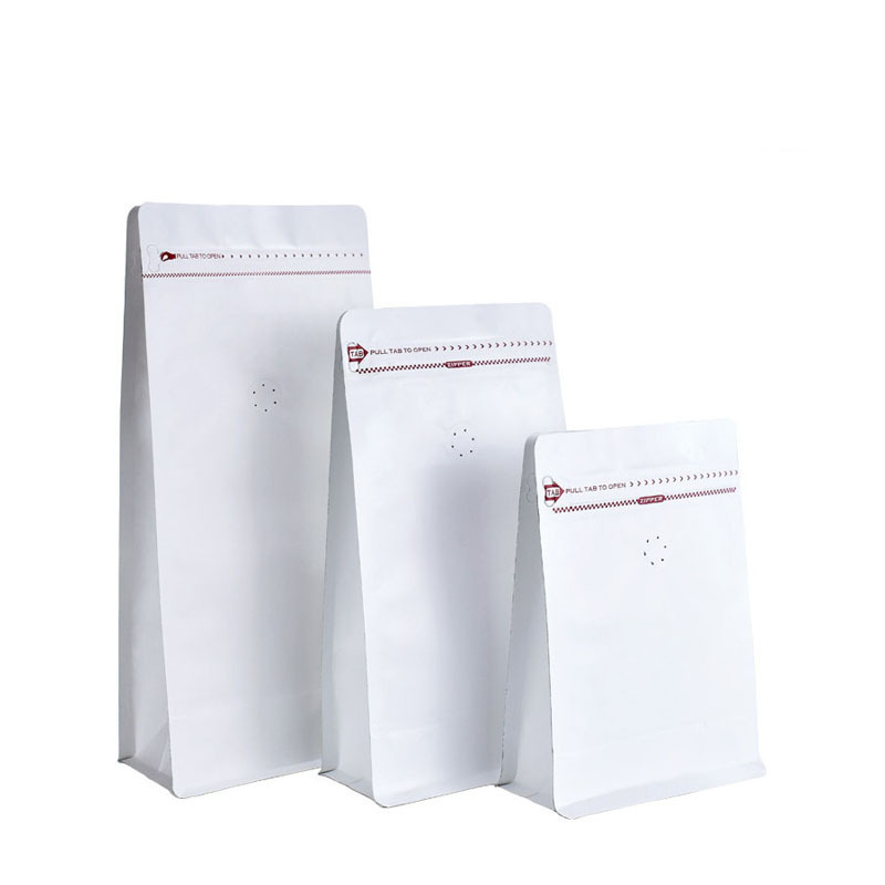 Coffee Bags 8 Onz 500gr 2.5 Kg 100g 12 Oz With Valve Zipper Black And Red Window Custom Plastic Bag Wholesale Packaging Bag