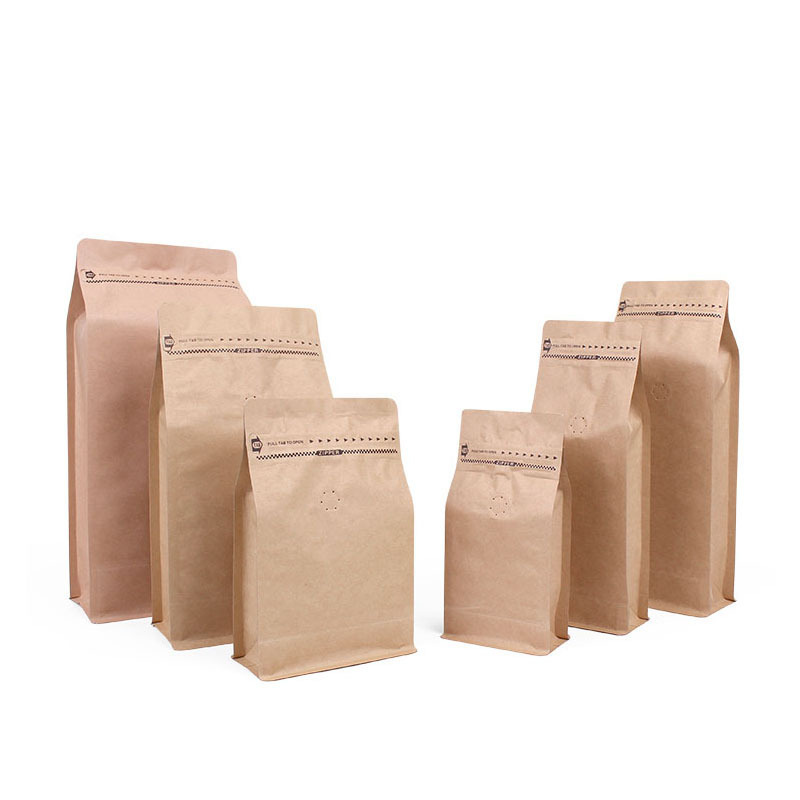 Coffee Bags 8 Onz 500gr 2.5 Kg 100g 12 Oz With Valve Zipper Black And Red Window Custom Plastic Bag Wholesale Packaging Bag