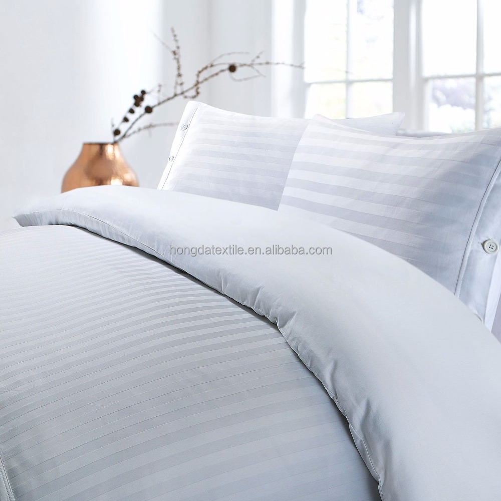 luxury hotel bedding 100% cotton bedsheet / bed sheets bedding set