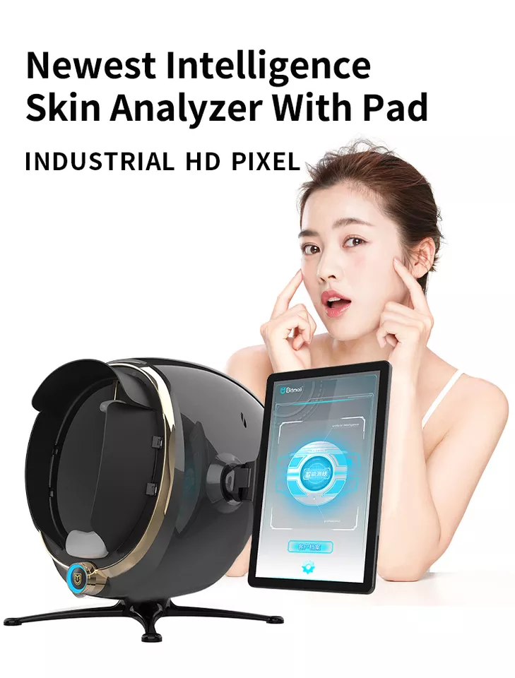 8 in 1 AI Smart 3D Facial Scanner Visia Skin Analysis Machine For Sale Skin Analyzer Machine With 36 Million HD Pixels