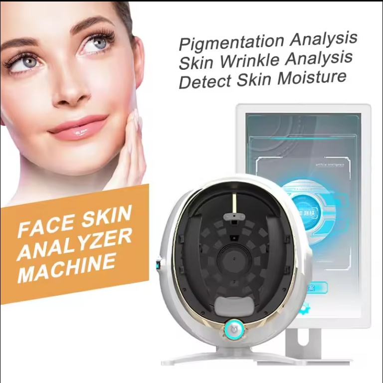 8 in 1 AI Smart 3D Facial Scanner Visia Skin Analysis Machine For Sale Skin Analyzer Machine With 36 Million HD Pixels