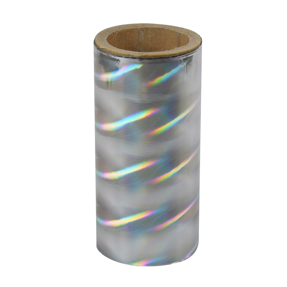 18 mic metalized bopp pet holographic film  for packaging