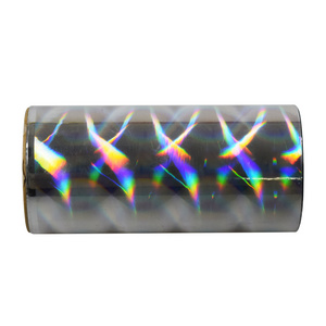 18 mic metalized bopp pet holographic film  for packaging