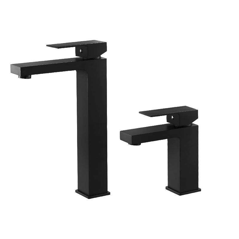 Hot cold faucet matte black Wash Basin Faucet Mixer Taps basin faucets