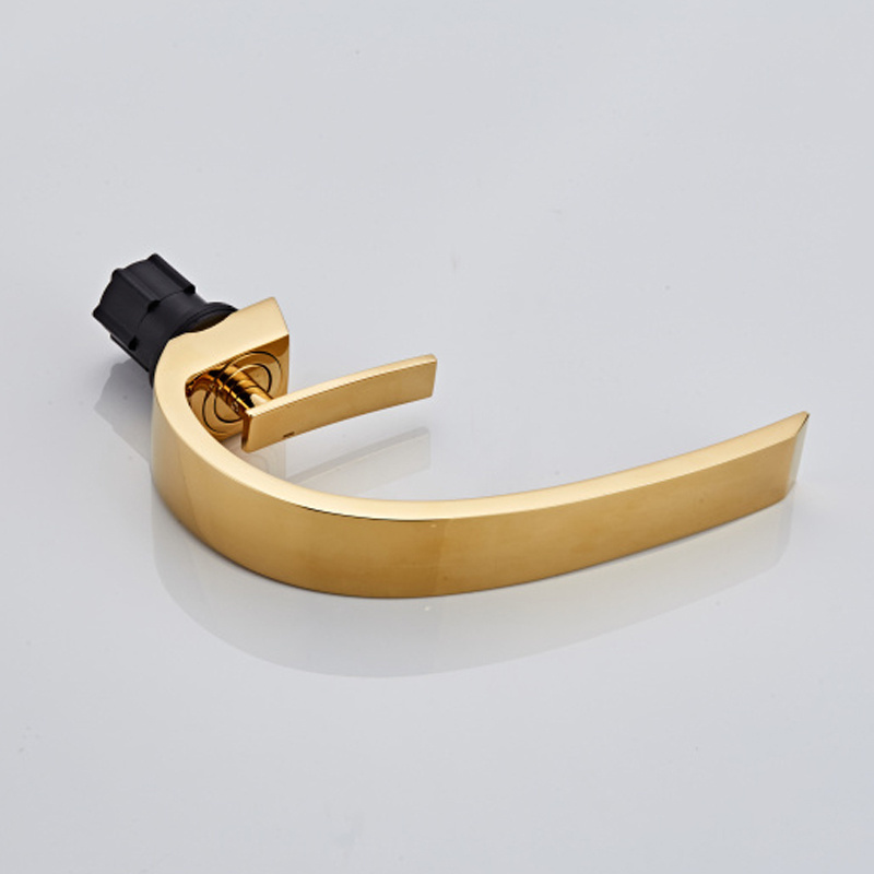 New Special Luxury Brushed Gold Tap Bathroom Mixer Brass Basin Faucets