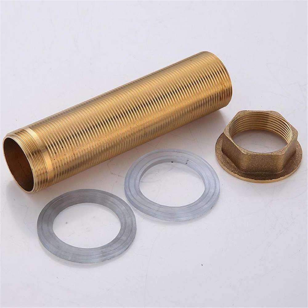 HOMEDEC 8 inch Extra Length Shank Nuts Faucet Tap Extension Threaded Pipe Mounting Hardware Part 20cm