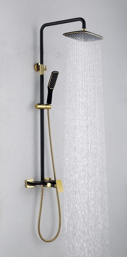 Factory direct stainless steel shower set shower head shower ,cold mixed hot water valve faucet