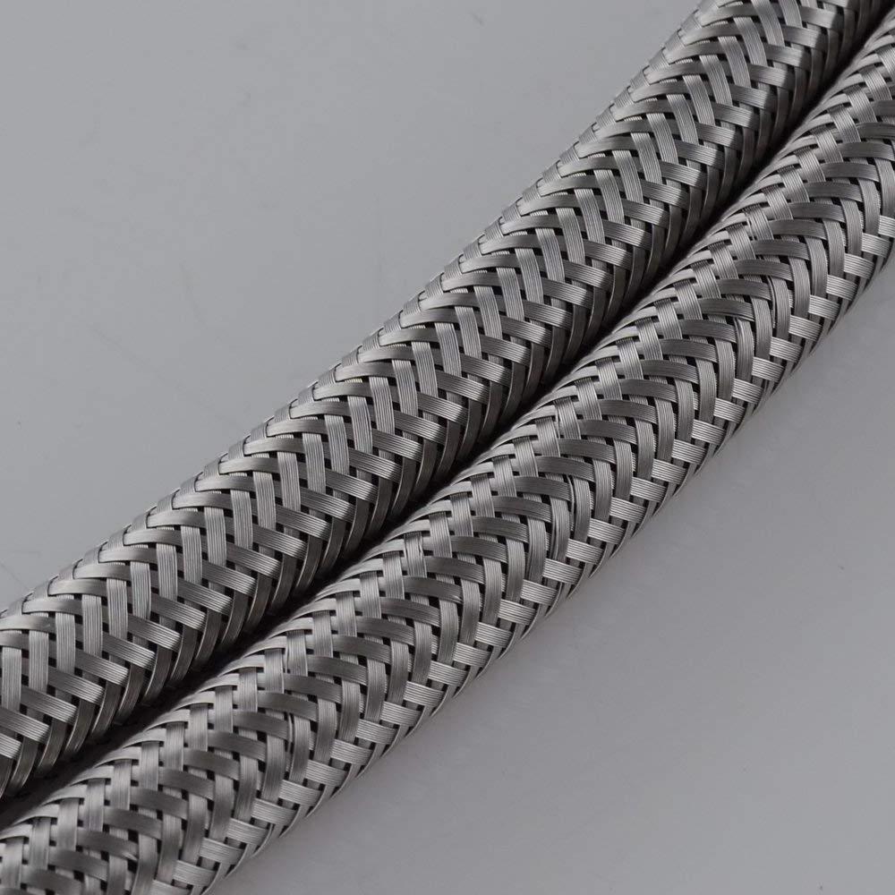 Flexible Faucet Connector Braided Stainless Steel Supply Hose Line Female Compression Thread  Male Connector for Kitchen