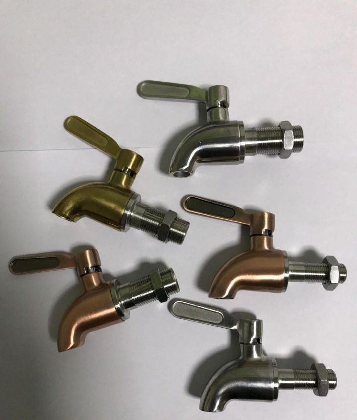 Copper Faucet Tap Dispenser Water Dispenser Replacement Faucet for Wine Beer Barrel Beverage Drink Dispenser