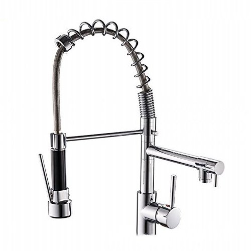 Stainless Steel Replacement Hose Kit for Moen Pulldown Kitchen Faucets.