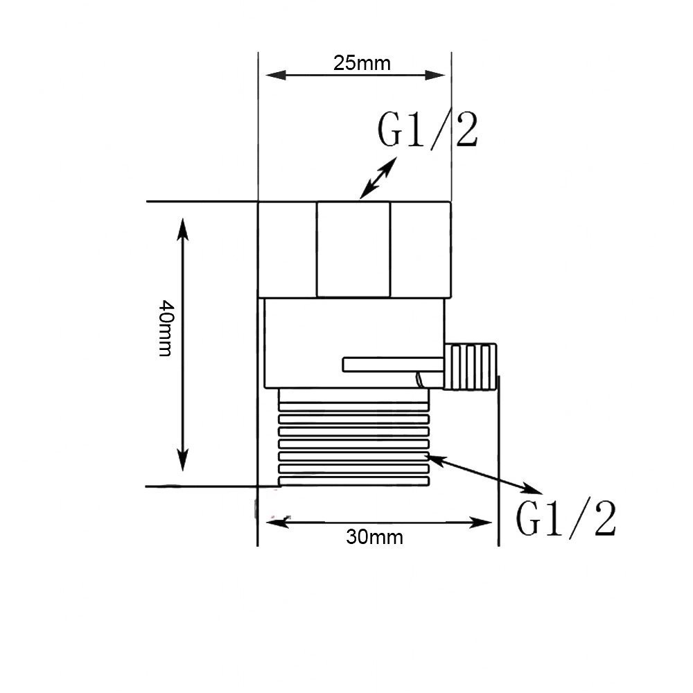 Water Pressure Reducing Controller Hand Held Sprayer Head Shower Flow Control Valve