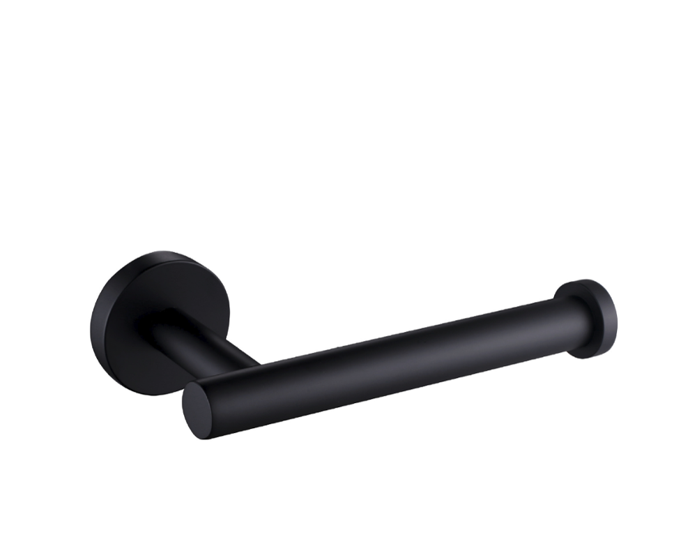 Modern Stainless Steel Matt Black Toilet Tissue Paper Towel Holder