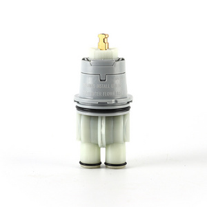 Ceramic Cartridge Faucet Cartridge Mixer Low Torque Spindle Free Rotation Flat Base Faucet Accessories