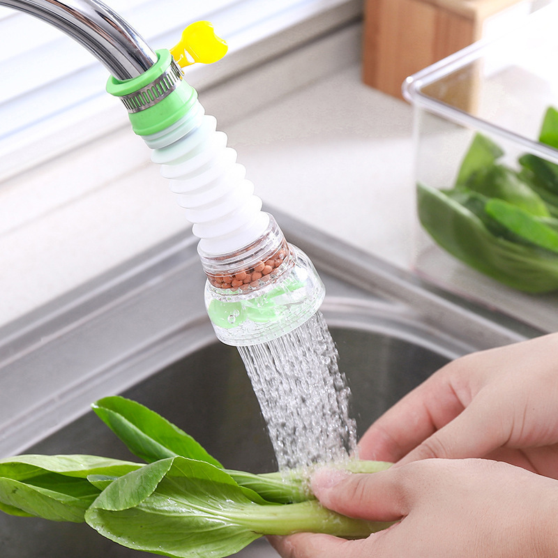 Household Adjustable Kitchen Tap Filter Head 360 Degree Water Saving Faucet Splash Sprayer Head