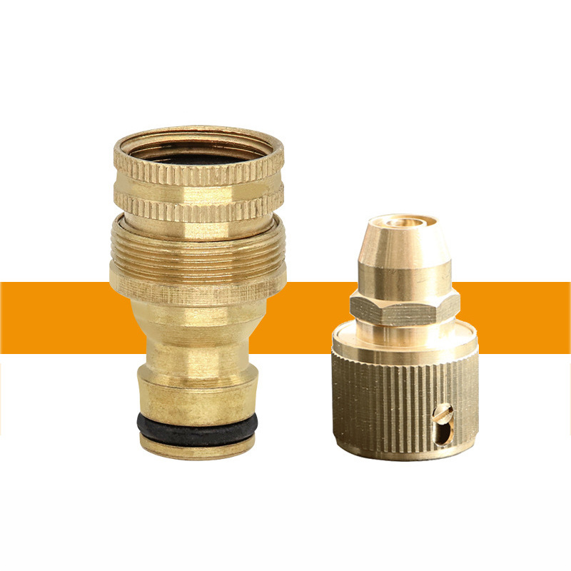 Universal Hose Tap Kitchen Adapters Brass Faucet Tap Connector Pipe Fitting Quick Connector