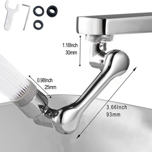 Watermark Wels Faucet Extender Universal Splash Filter Faucet 1080 Degree Rotating Faucet Aerator