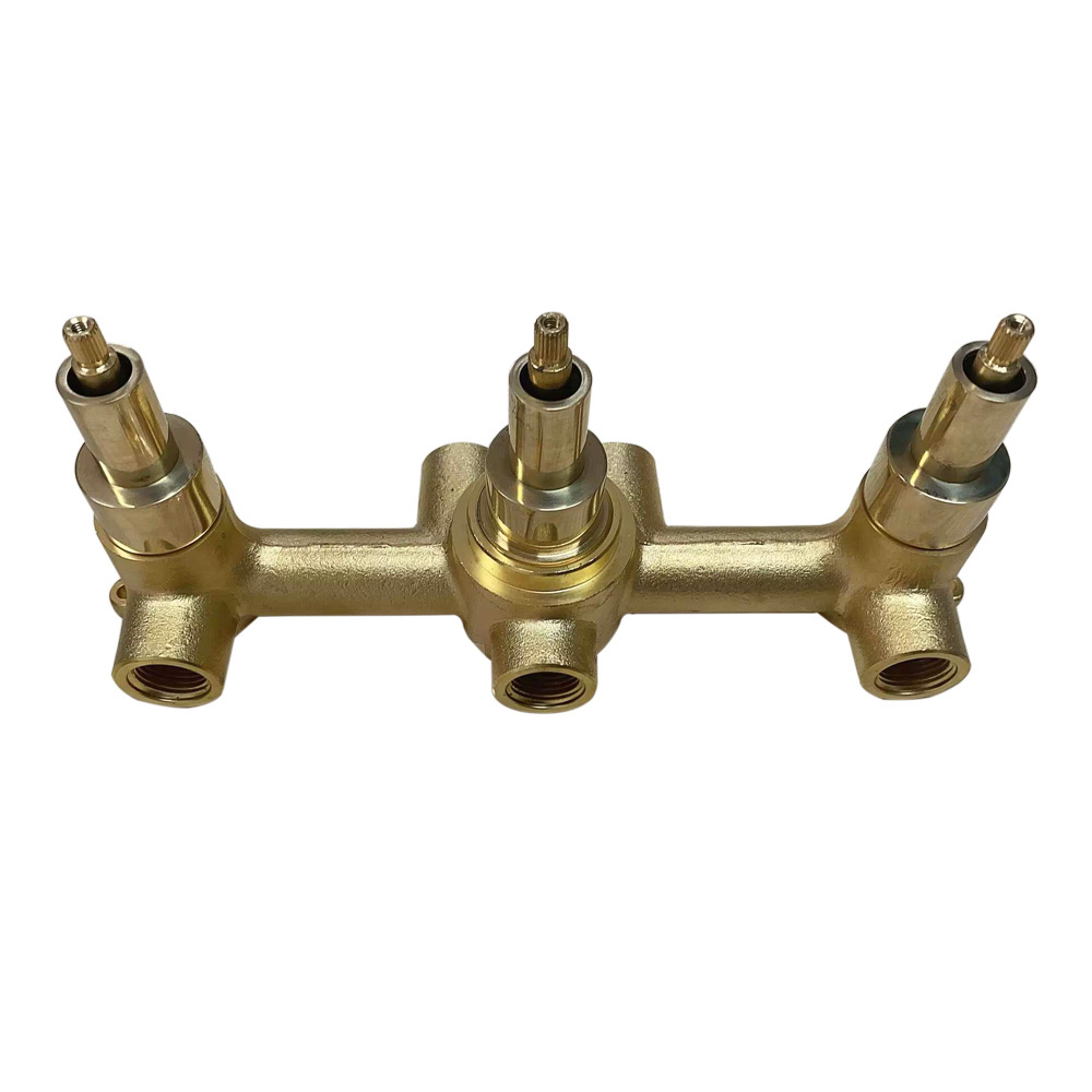 Custom Commercial Shower Room Toilet Water Multifunction Manual Twist Brass Angle Valves For Bathroom