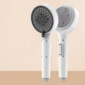 Popular White Color Shower Head 5 Functions Handheld Filter Shower Head