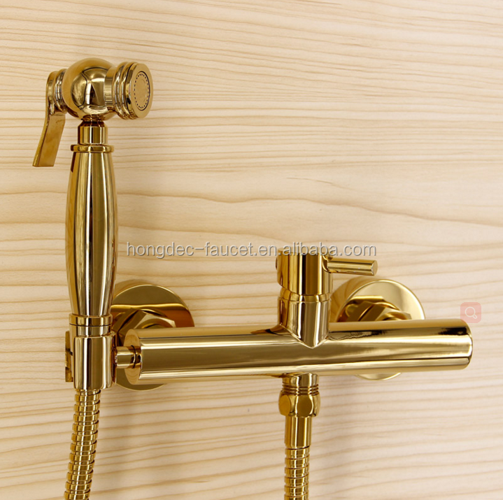 Bathroom Muslim Toilet Brass Handheld Bidet Shattaf Spray Mixer Bidet