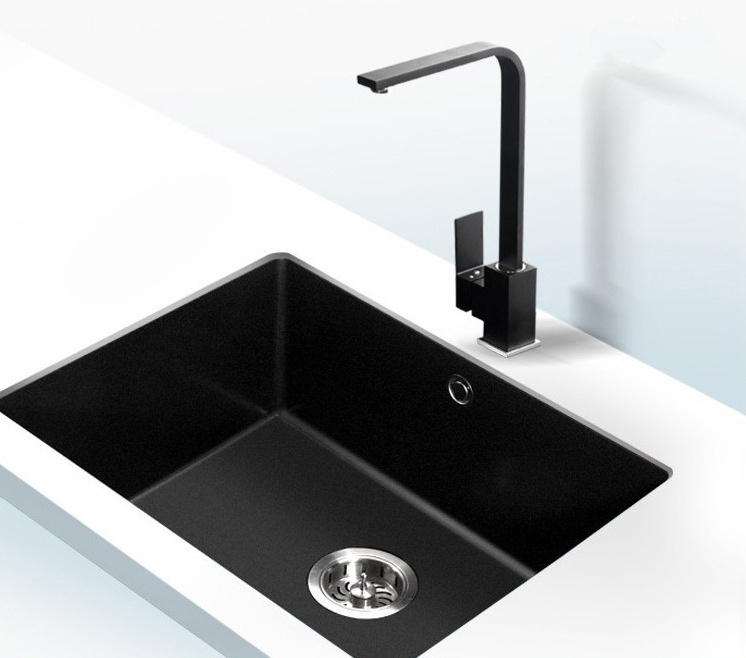 Modern 304 Stainless Steel Mixer Water Tap Single Lever Basin Kitchen Bar Sink Faucet