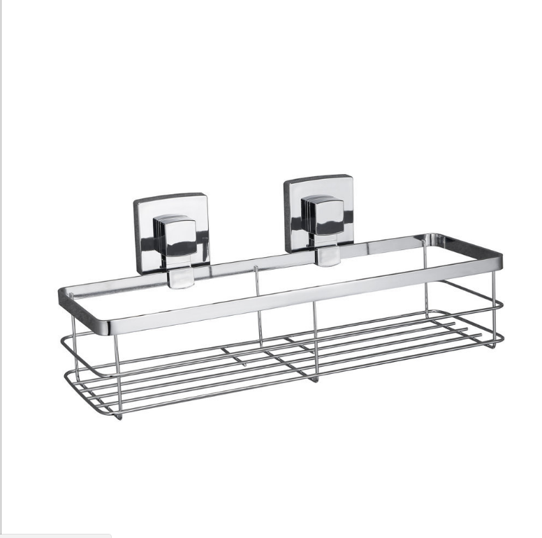 Bathroom Kitchen Accessories Stainless Steel Suction Cup Vacuum Wall Holder Commodity Shelf