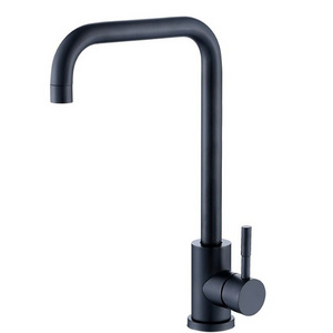 black  Stainless Steel Kitchen Mixer Faucet