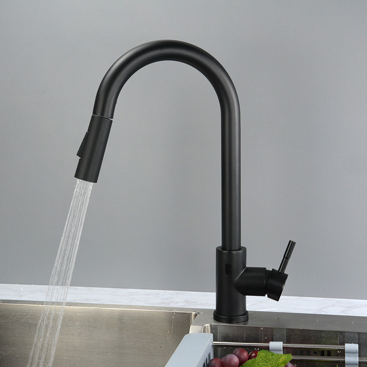 Kitchen Hot And Cold Sensor Faucet Touchless Kitchen Sink Automatic Mixer Taps Watermark Wels