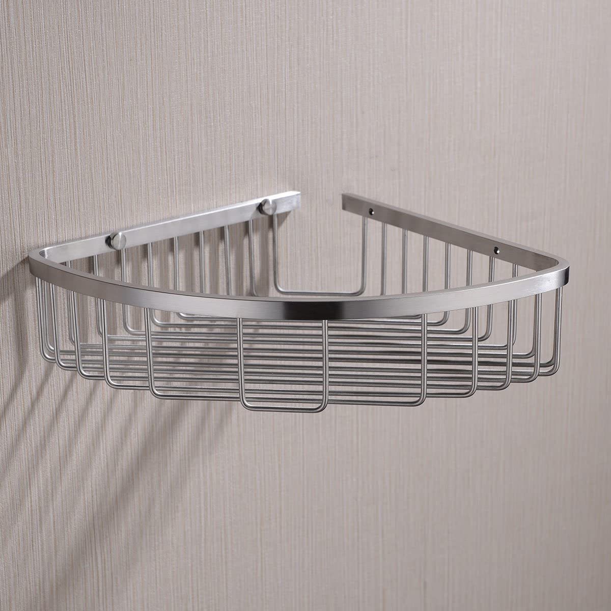 Wall Mounted Stainless Steel  Bathroom Corner Shelf Shower Caddy