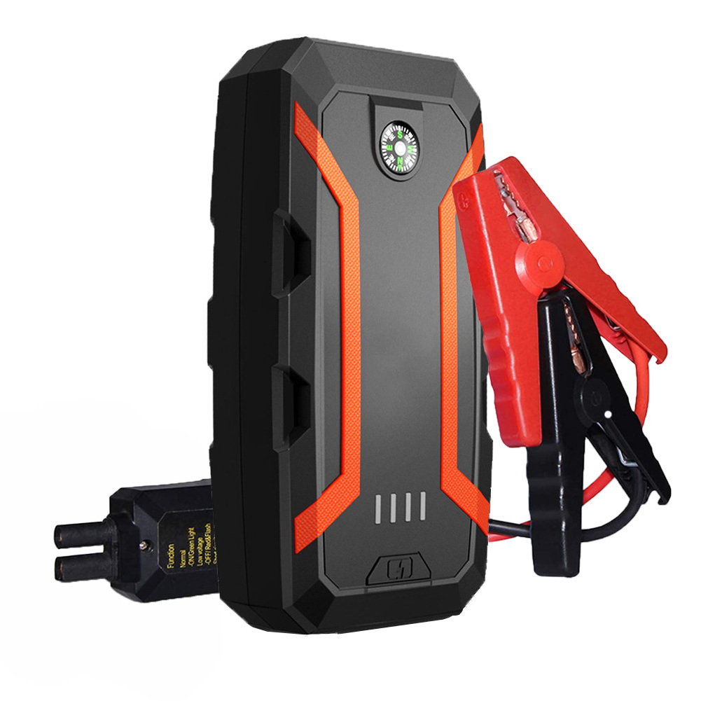 2024 ODM Universal Jump Starter With LED Light Emergency Tool Battery 12v 37000mWh Portable Car Jump Starter With Compass