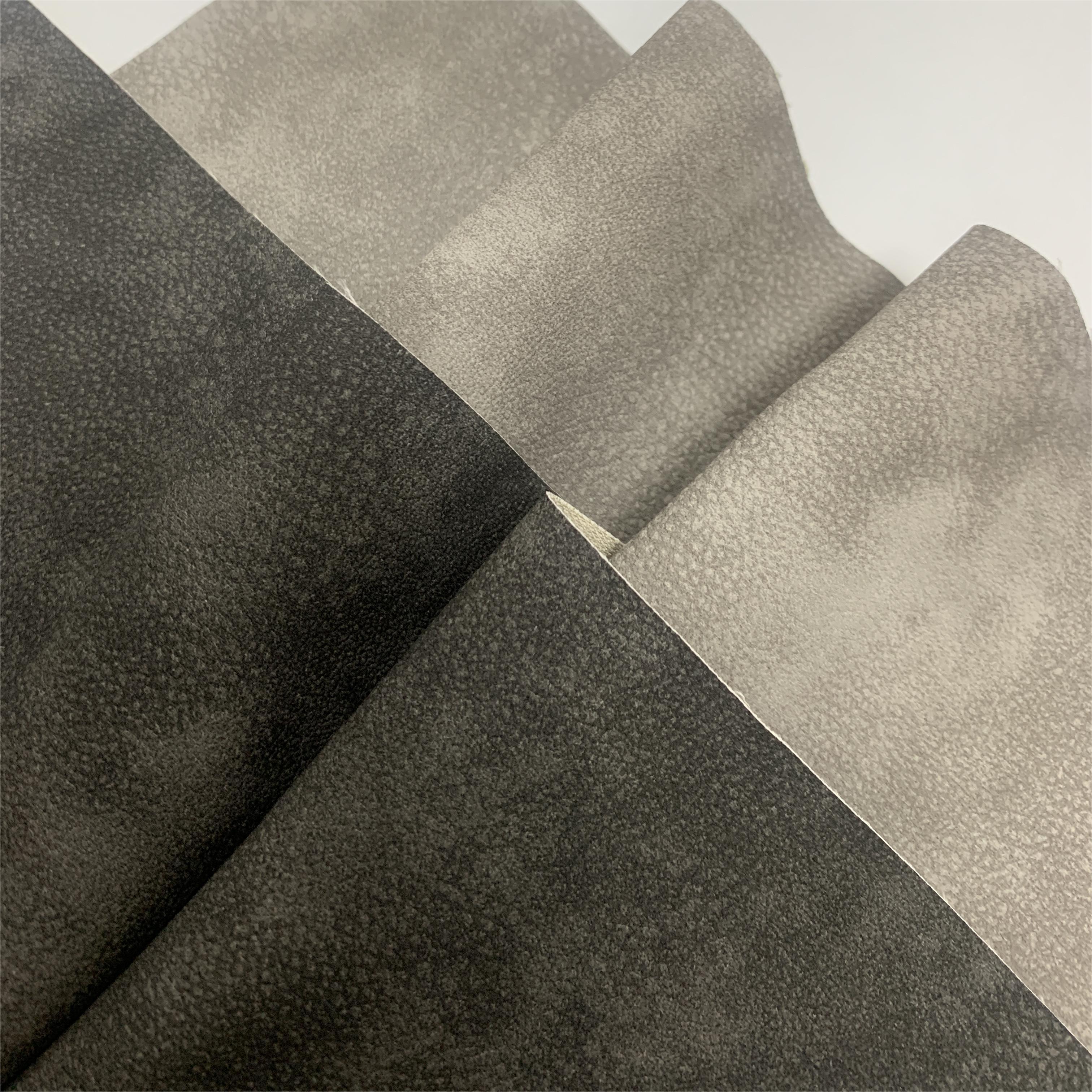 artificial leather factory PU synthetic fabric printed embossed leather for garment