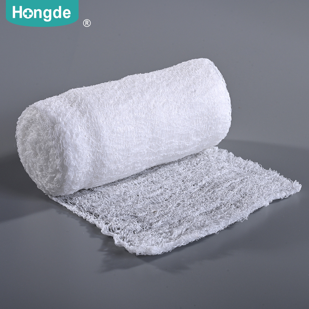 Hot Selling China Supply Elastic Fluff-dried Gauze Bandage With High Quality Absorbency Medical Surgical Kerlix Gauze Roll