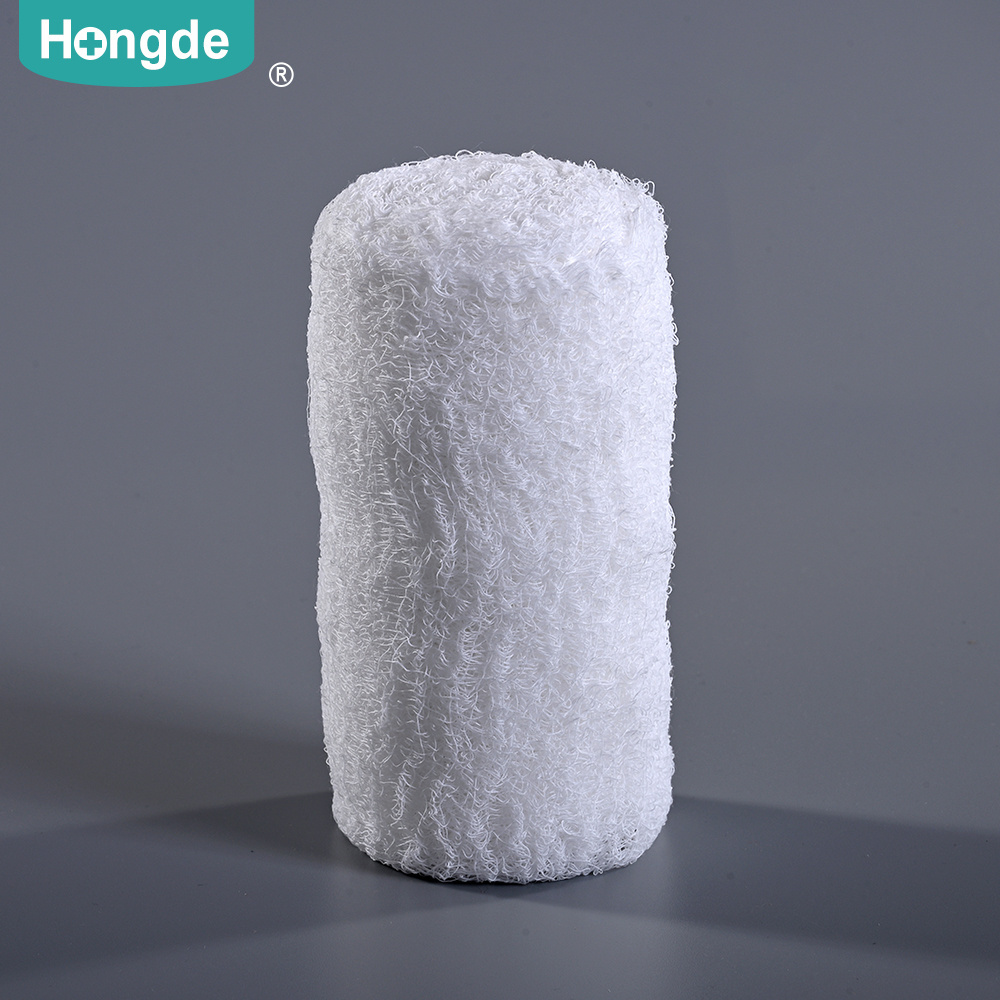 Hot Selling China Supply Elastic Fluff-dried Gauze Bandage With High Quality Absorbency Medical Surgical Kerlix Gauze Roll