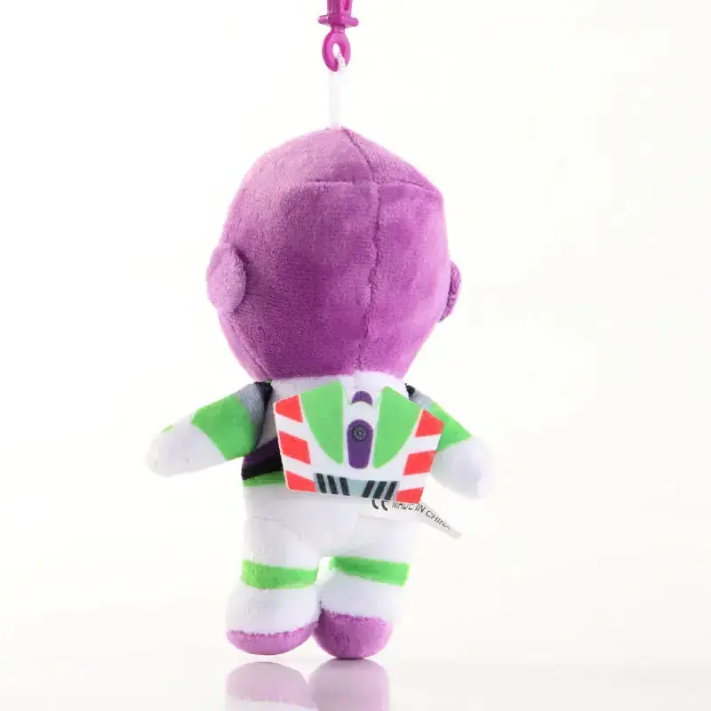 Buzz Light year Plush Keychain Toys 15CM Woody Story Collection Cartoon Figure Plush Toys Stuffed Buzz Spaceman Anime Doll