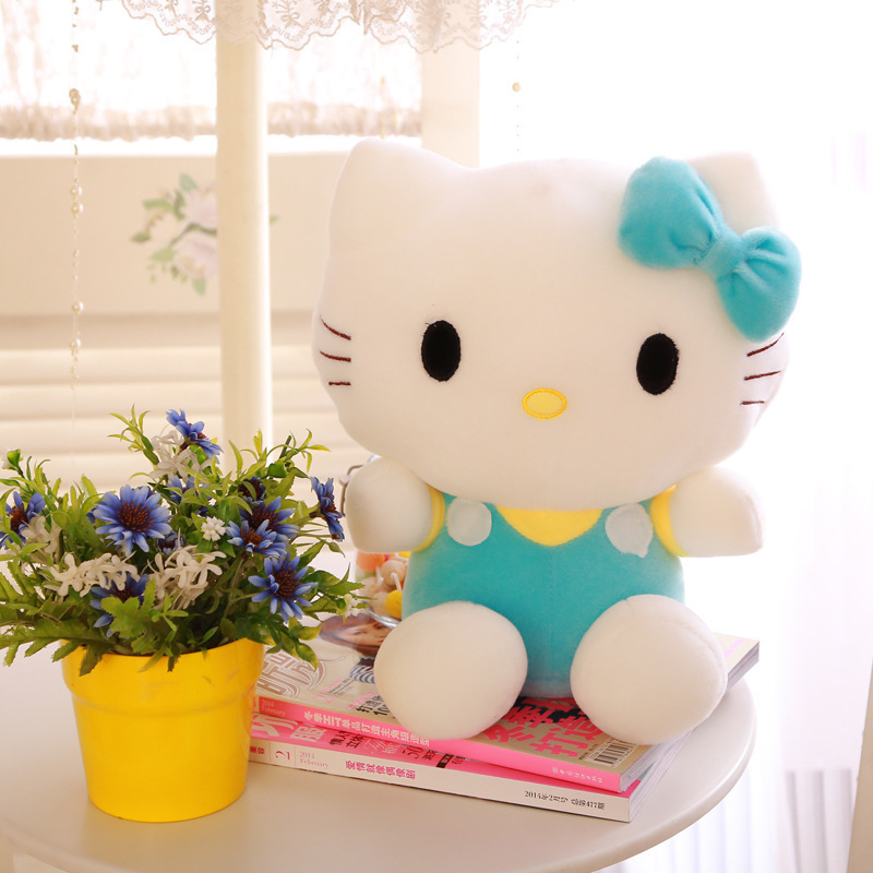 25cm Hello KT cat plush toy dessert cat doll cute cat birthday gift cartoon anime doll pillow