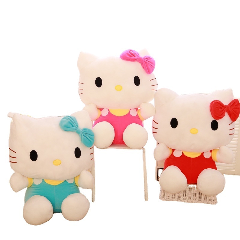 25cm Hello KT cat plush toy dessert cat doll cute cat birthday gift cartoon anime doll pillow