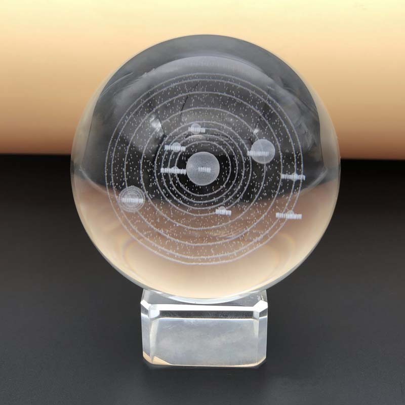 2022 new transparent 80mm 100mm crystal animals balls k9 custom logo 3d laser engraving crystal glass ball for home decoration