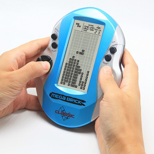 Hot Sell 3 Inch Childhood video game console brick game 9999 in 1 with 26 kinds of Riddle Educational Toys handheld game