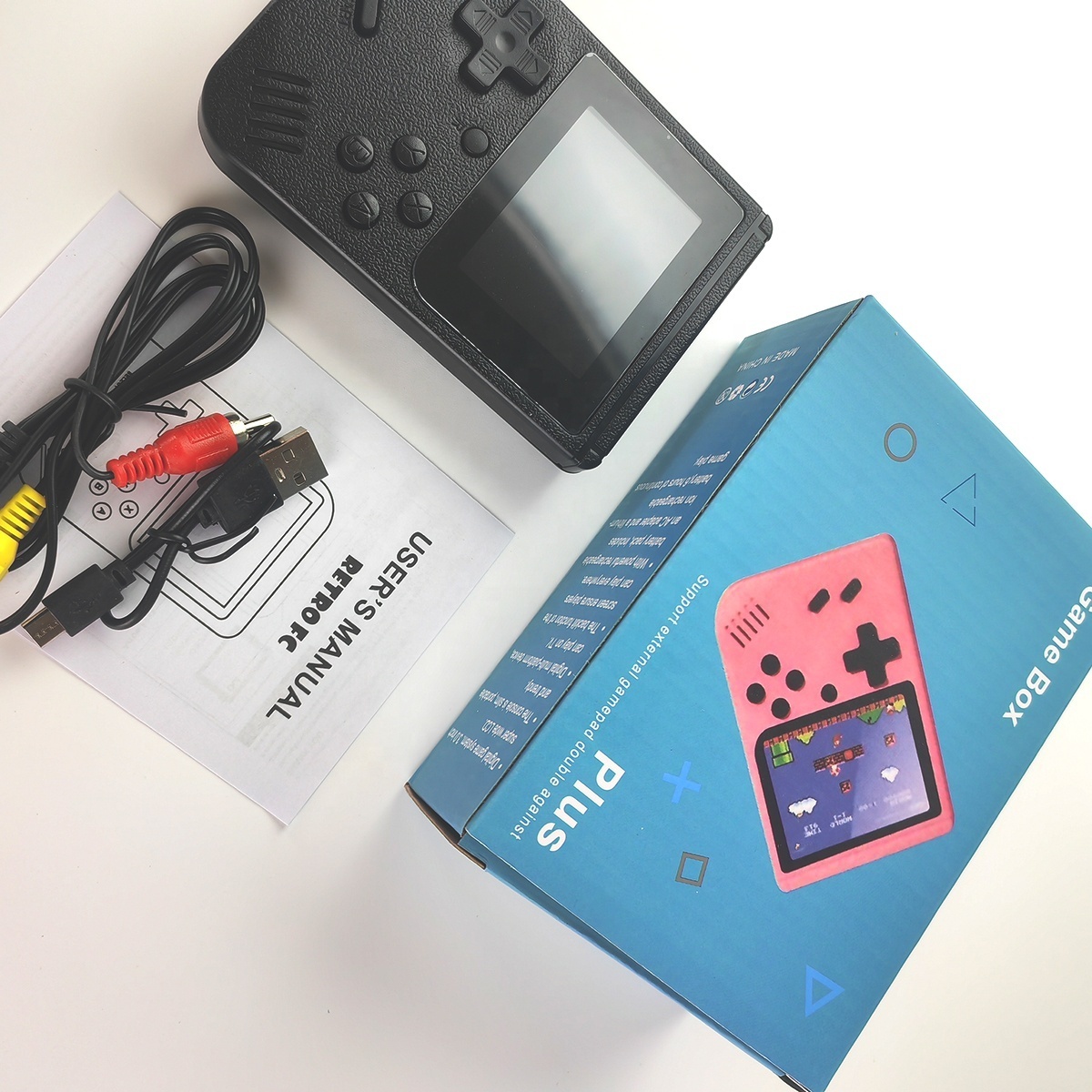 400 In 1 MINI Games Handheld Game Console Players Portable Retro Video Game Consoles Boy 8 Bit 2.4 Inch Color LCD Screen GameBoy