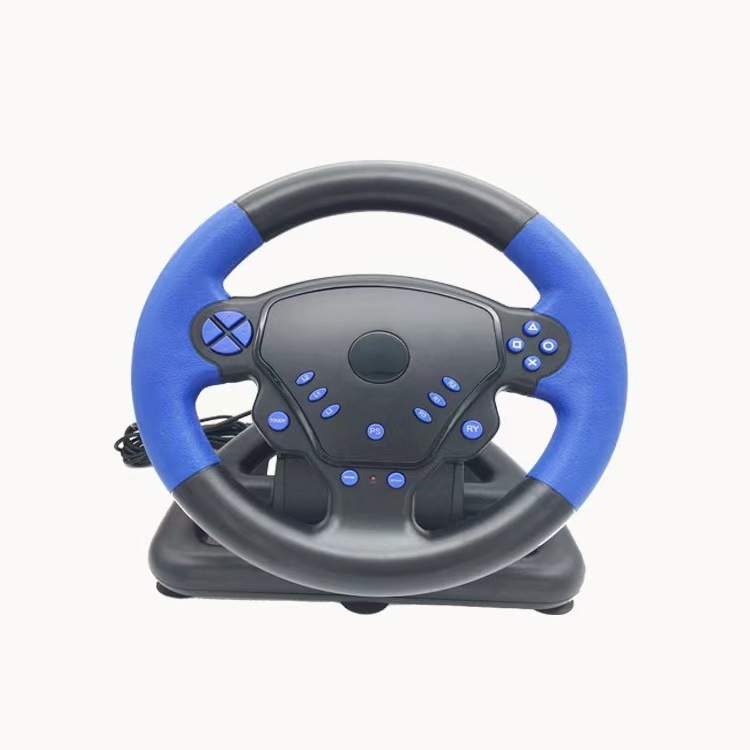 Multi function 4 in 1 vibration Gaming Game Steering Wheel Explosive Steering Wheel for PS3/PS4/Android/PC