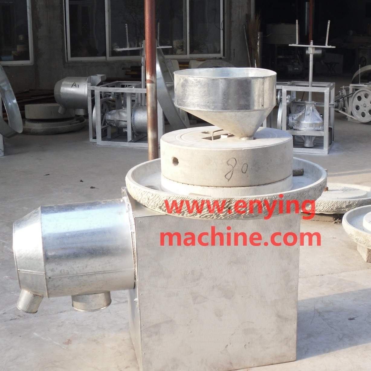 small scale maize flour stone milling grinding machine