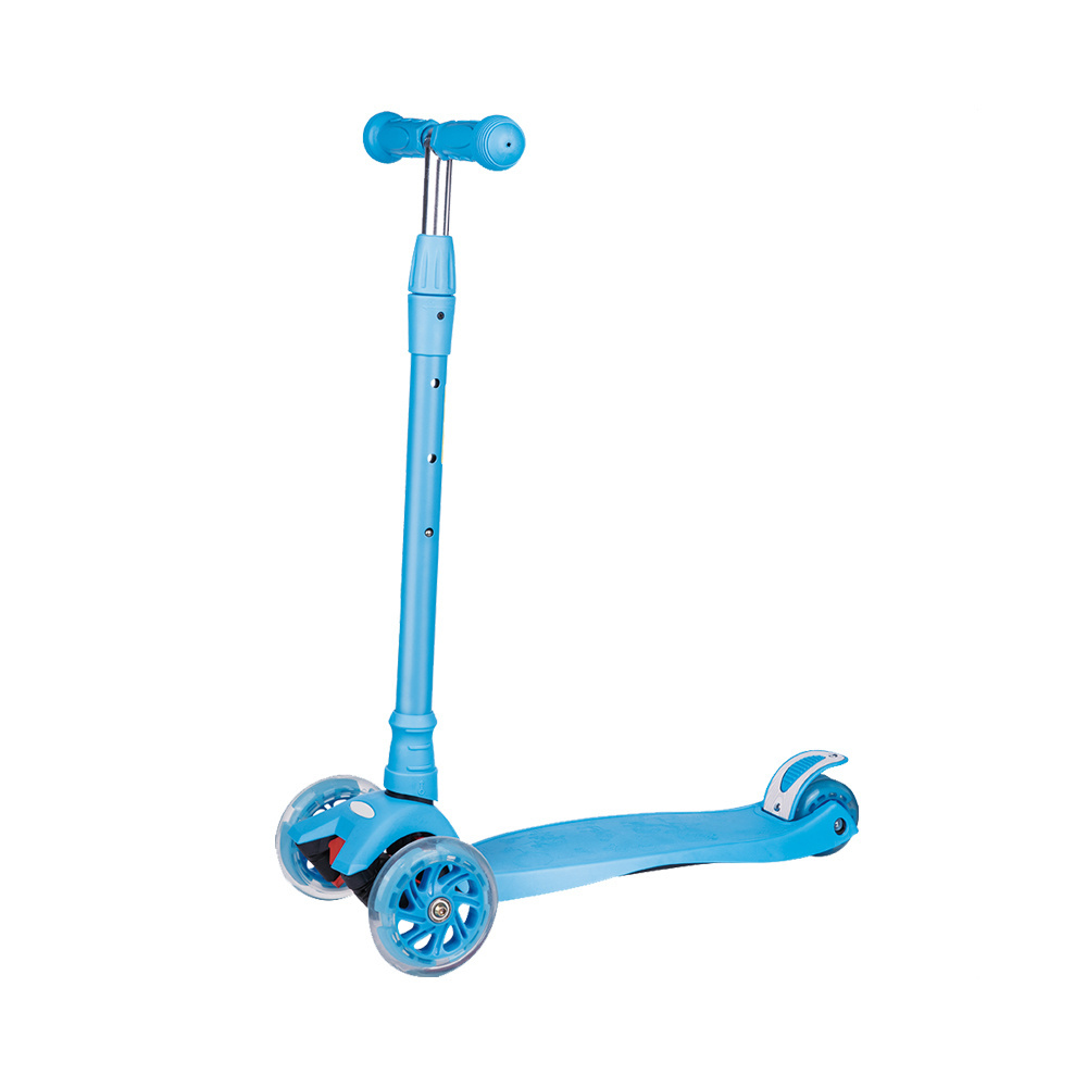 OEM kick scooter kid adjustable   3 wheel with light